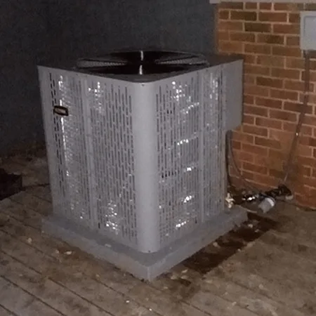 An outdoor Trane HVAC